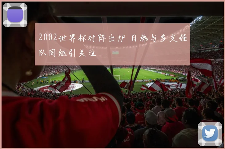 2002世界杯对阵出炉 日韩与多支强队同组引关注